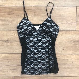 Black Lace tank top